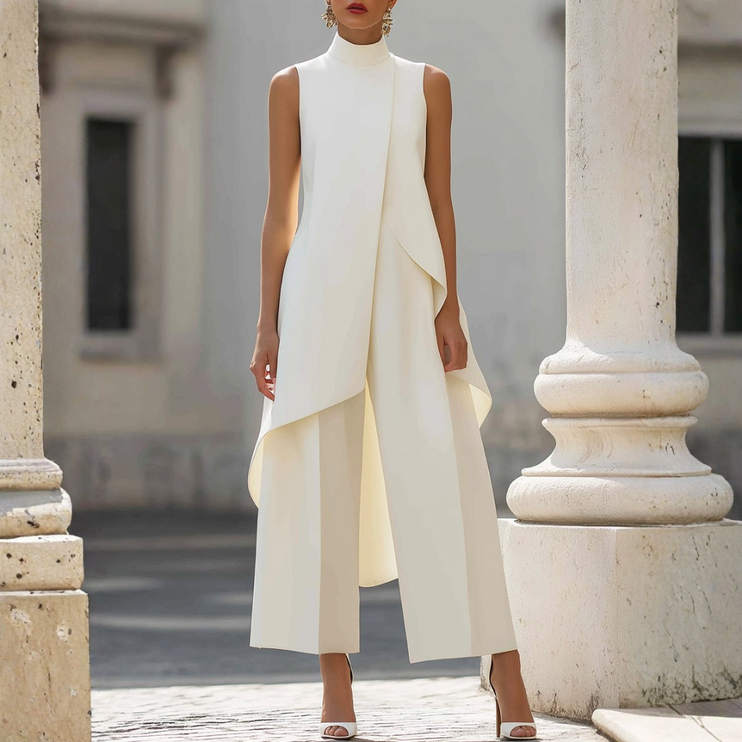 Viviana | Elegant Drop-Waist Jumpsuit
