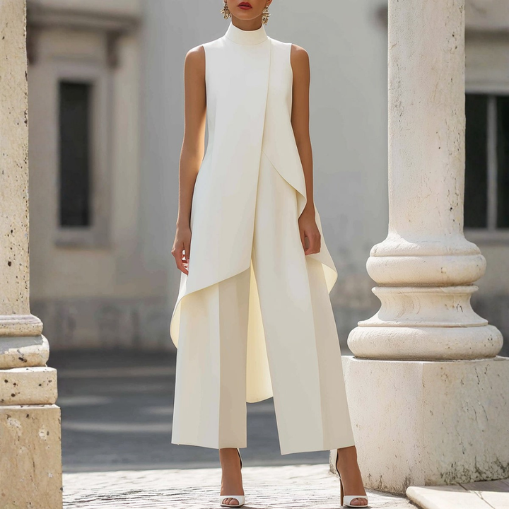 Viviana | Elegant Drop-Waist Jumpsuit
