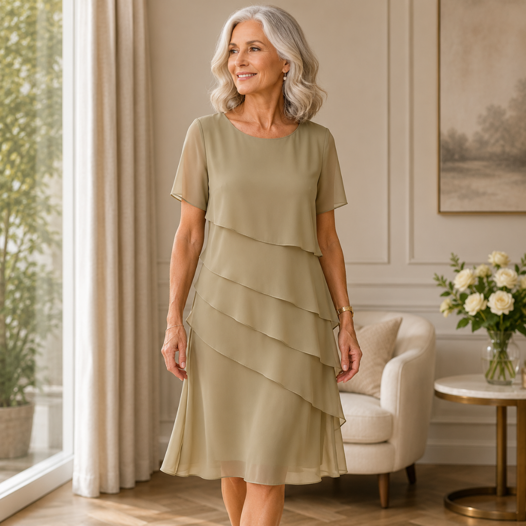 Amara | Elegant Ruffle Dress