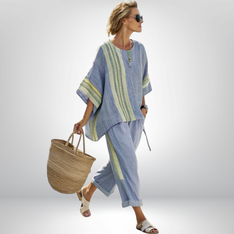 Lily | Boho Stripe Set