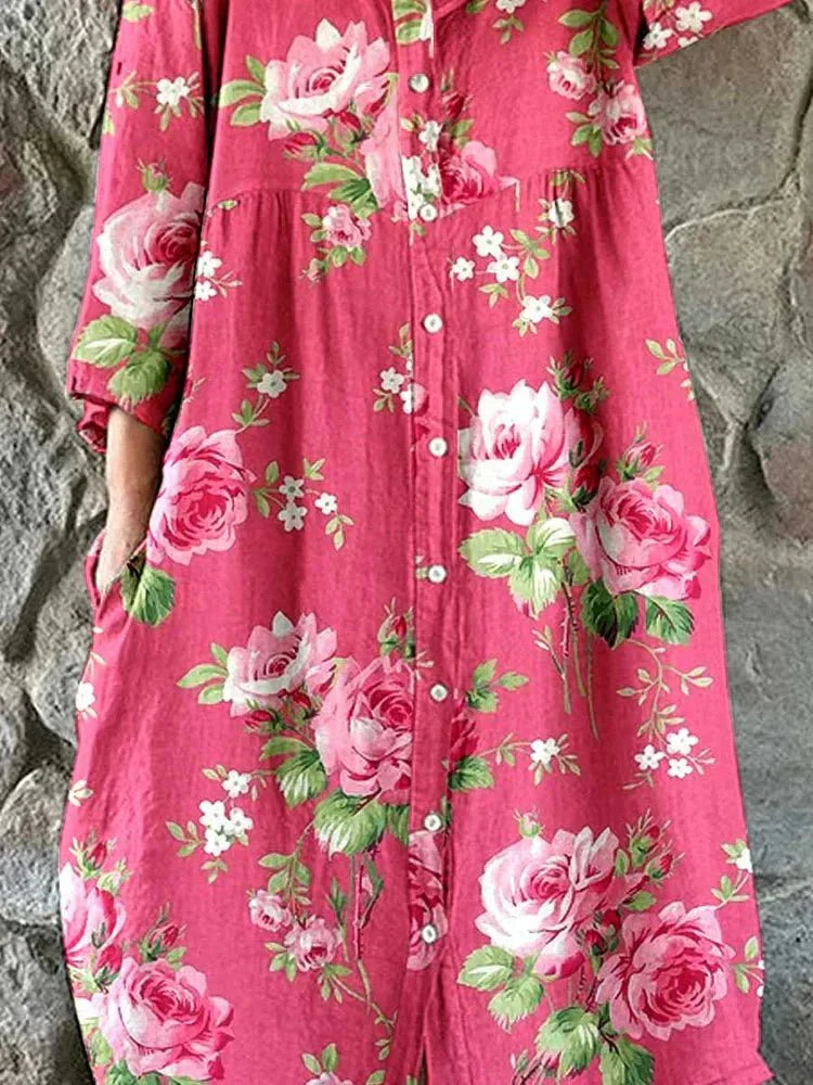 Lysandra | Art Floral Dress