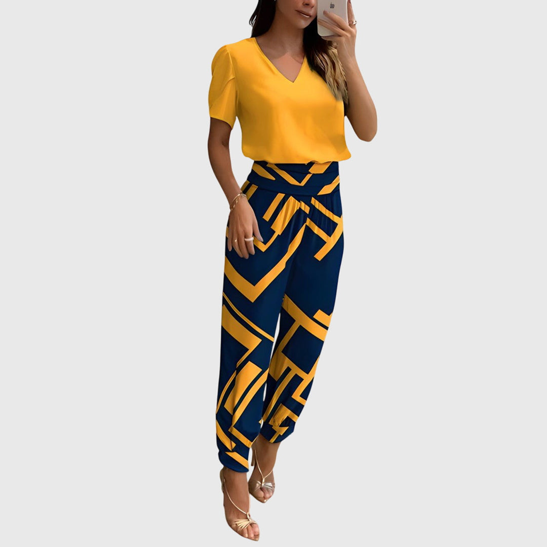 Jennifer™ | Trendy Blouse and Pants Set