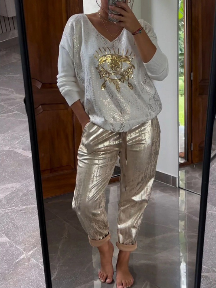 Arlise - Chic Casual Two-Piece Ensemble