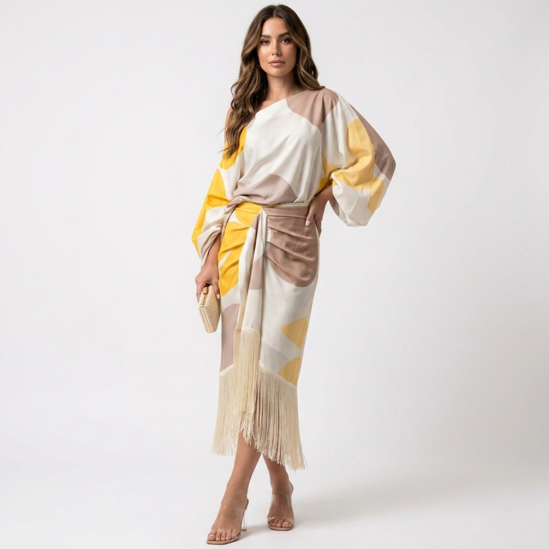 Calíope - Luxurious Dress with a Shimmering Appearance