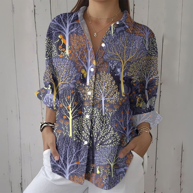 Naya | Tree Print Blouse