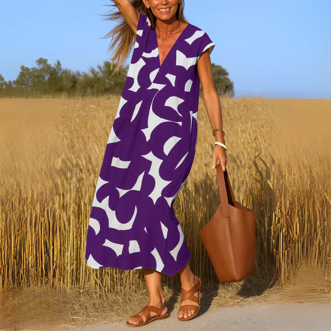 Gloria | Elegant Cutwork Maxi Dress