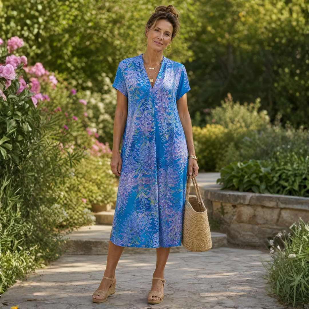 Lucille | Floral Midi Dress
