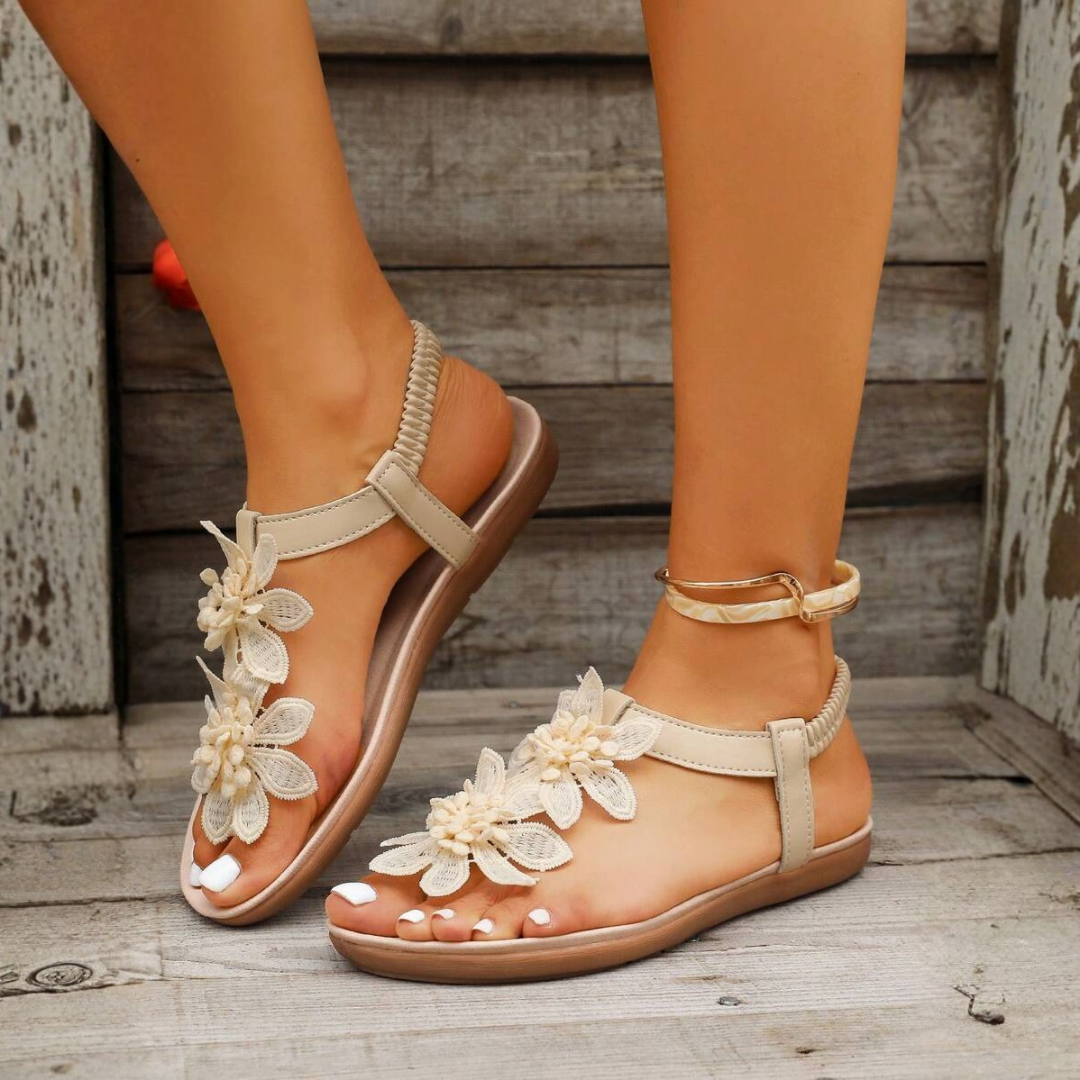 Dahlia | Floral Orthopedic Sandals