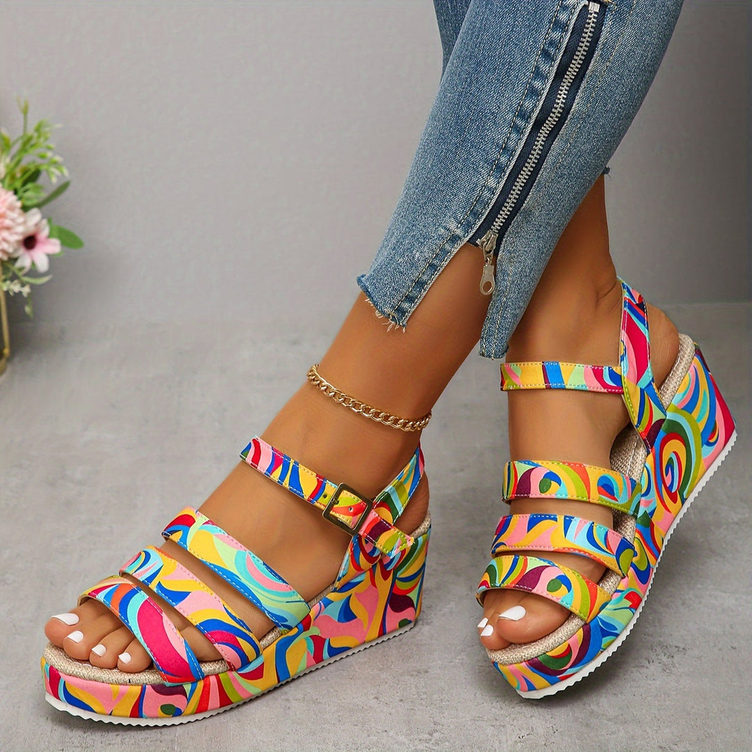 Isabella | Platform Ankle Strap Sandals