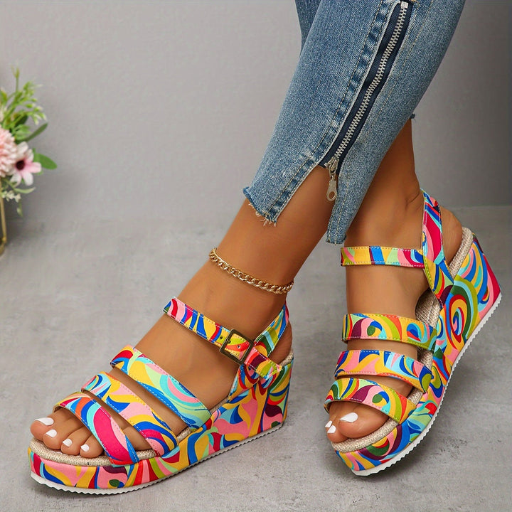 Isabella | Platform Ankle Strap Sandals