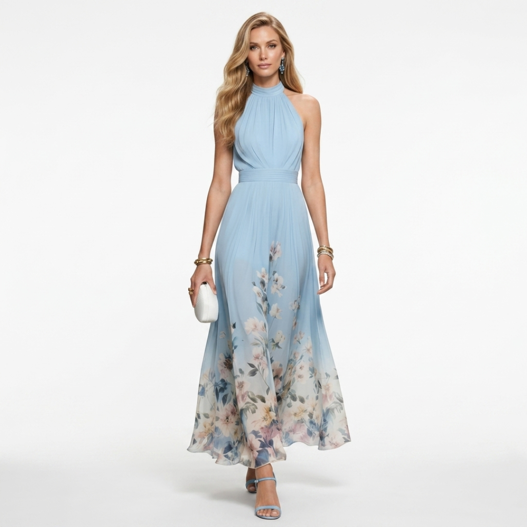 Dione - Elegant Dress with Flowers