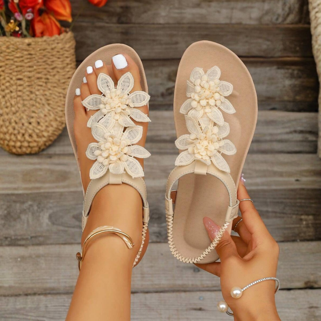 Dahlia | Floral Orthopedic Sandals