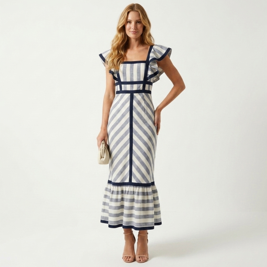 Sandy - Retro Maxi Dress