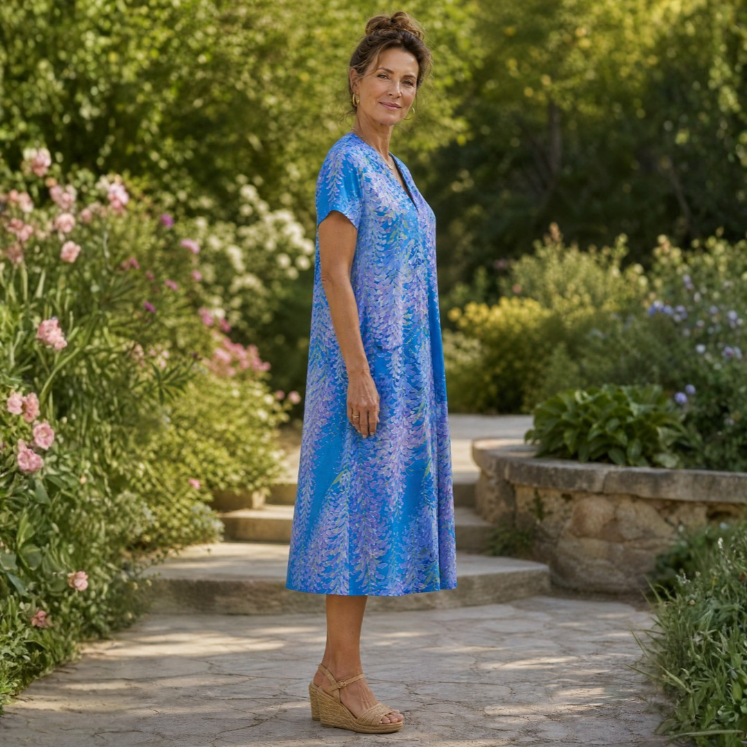 Lucille | Floral Midi Dress
