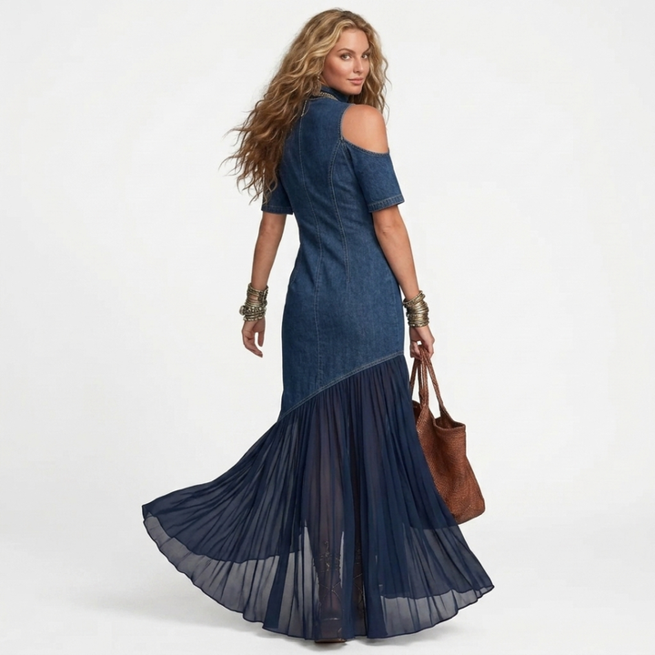 Nicolly - Long Denim Dress