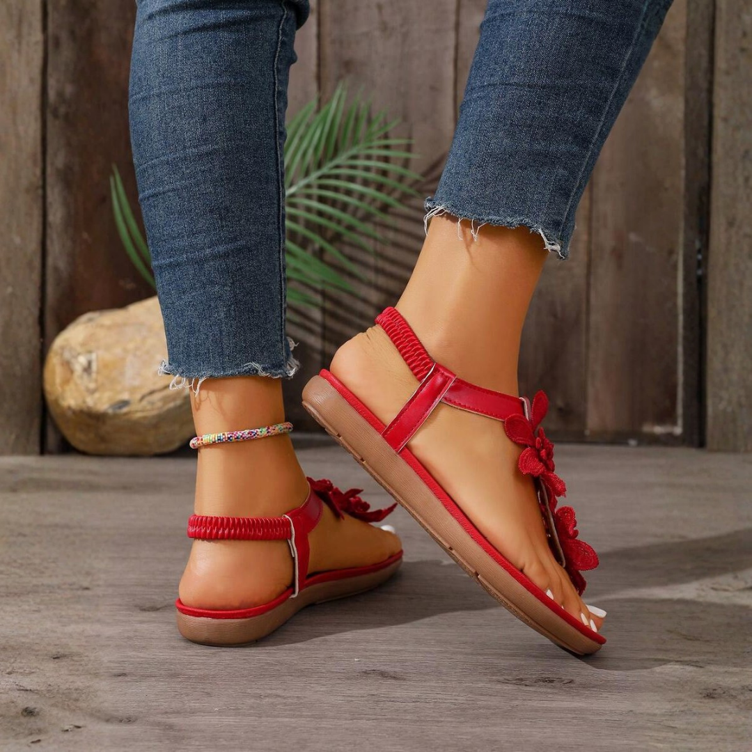 Dahlia | Floral Orthopedic Sandals