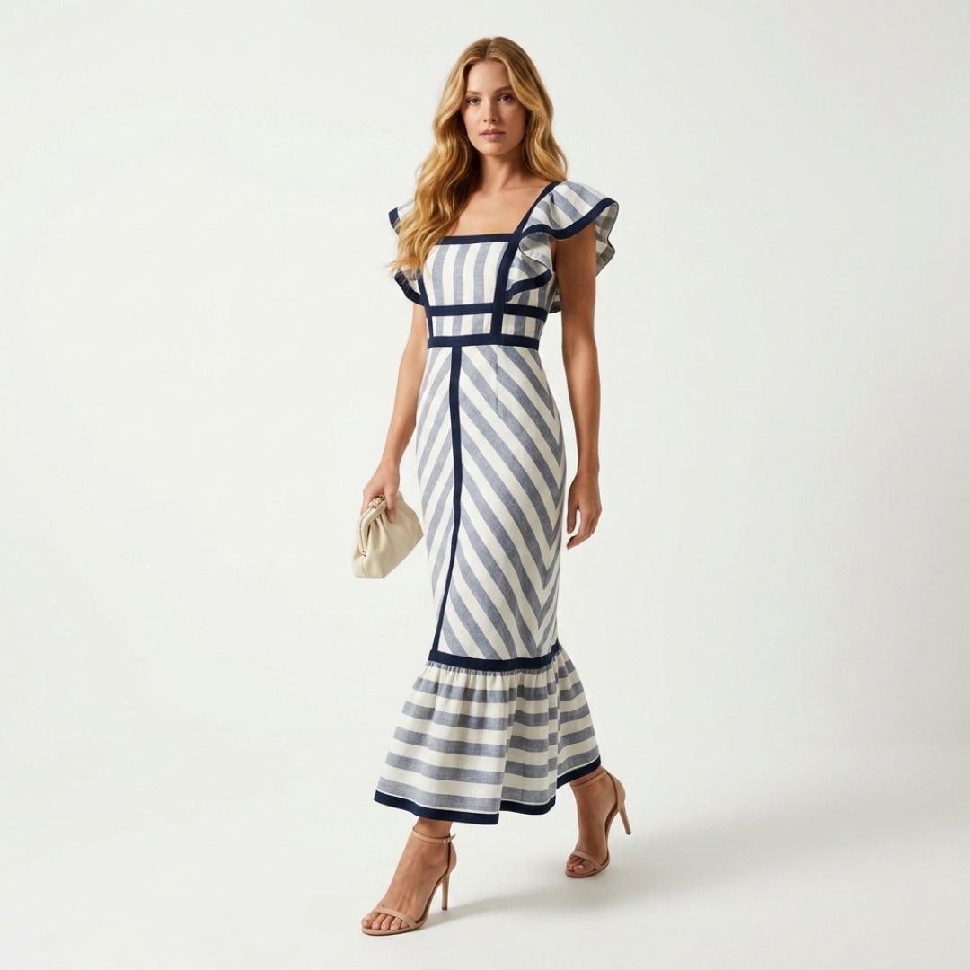 Sandy - Retro Maxi Dress