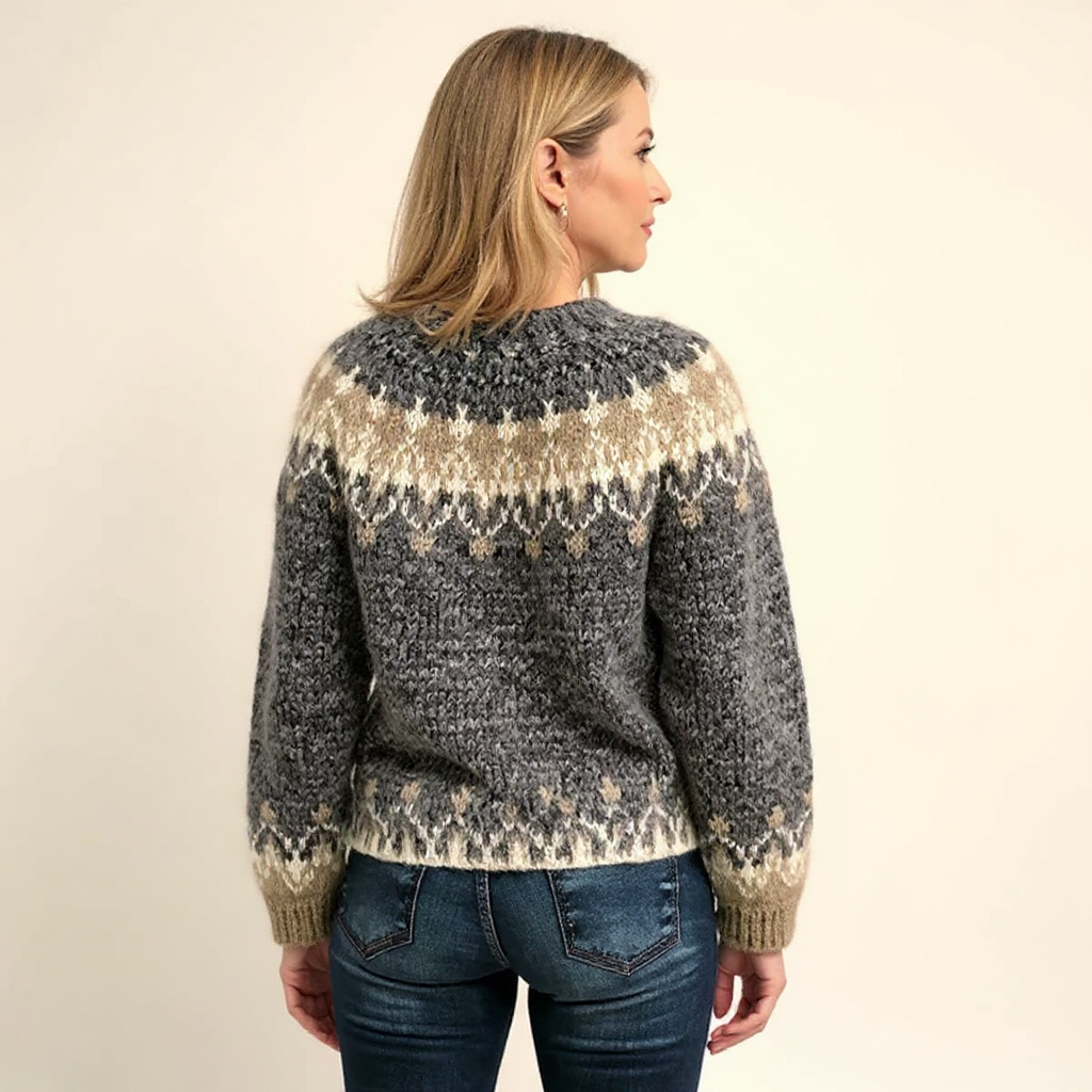 Elin Fair Isle Yoke Sweater