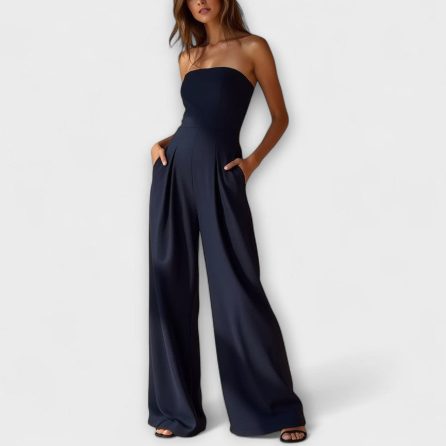 Kiora™ | Elegant Strapless Jumpsuit