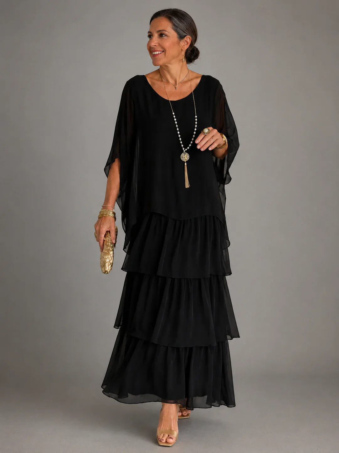 Elegant Flowing Maxi Dress