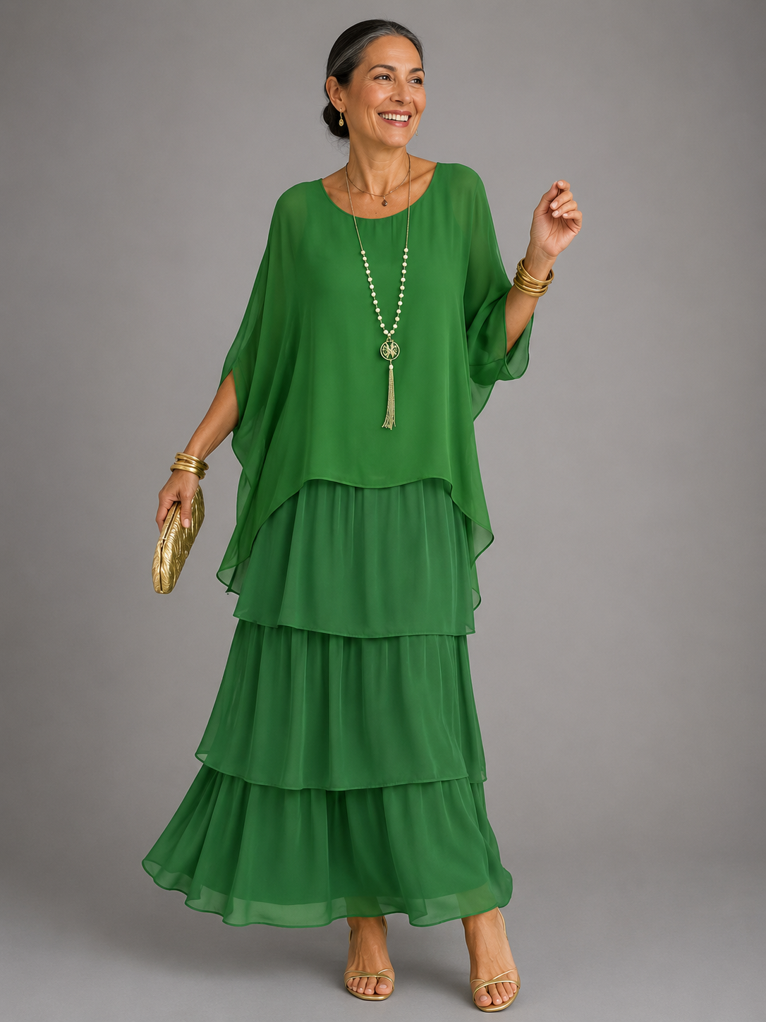 Elegant Flowing Maxi Dress