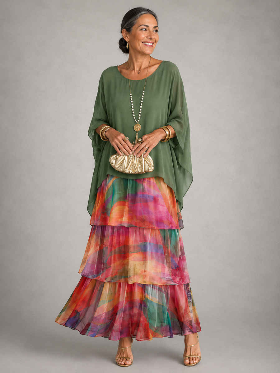 Elegant Flowing Maxi Dress