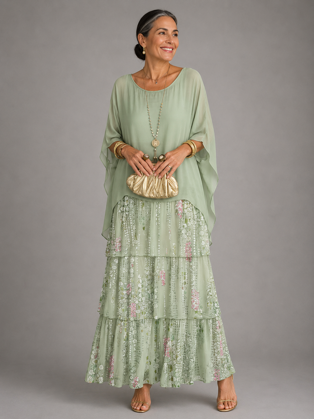 Elegant Flowing Maxi Dress