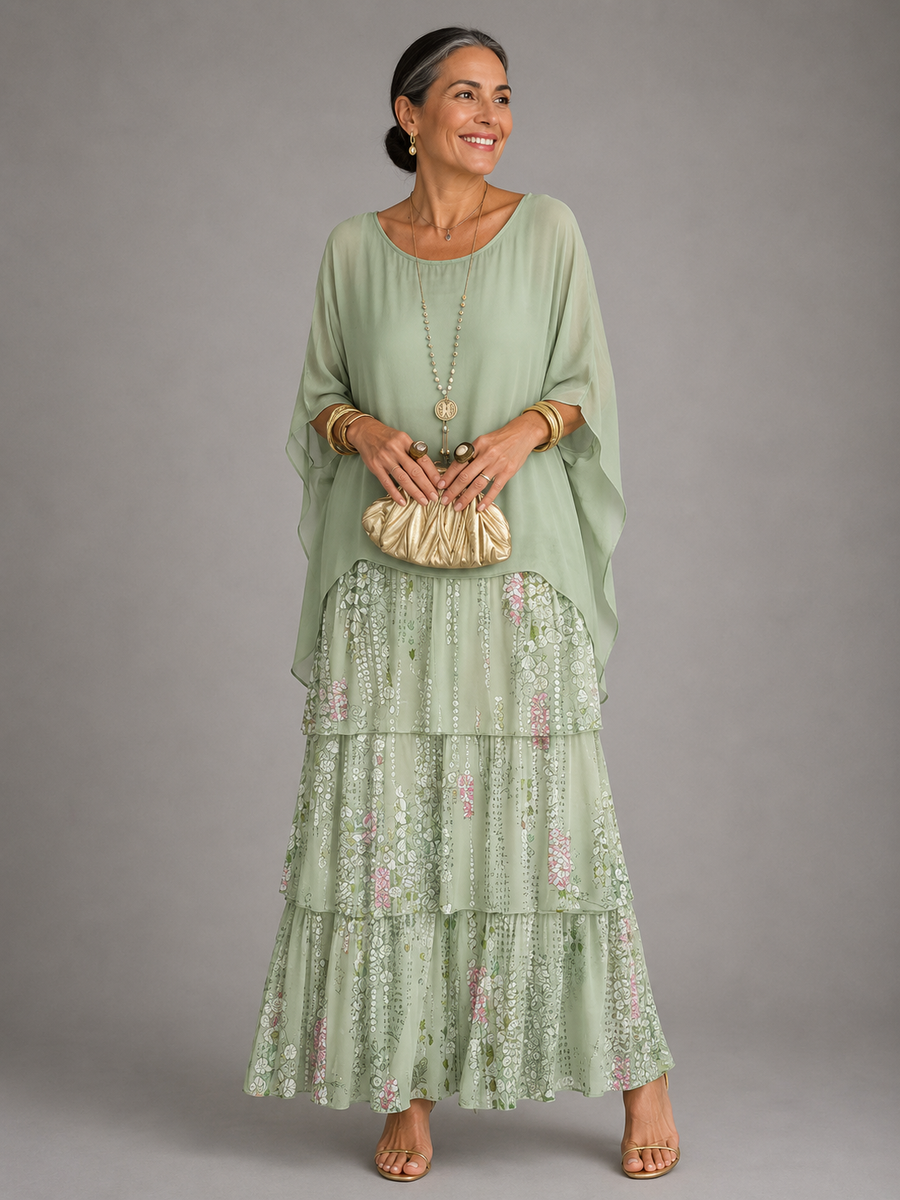 Elegant Flowing Maxi Dress