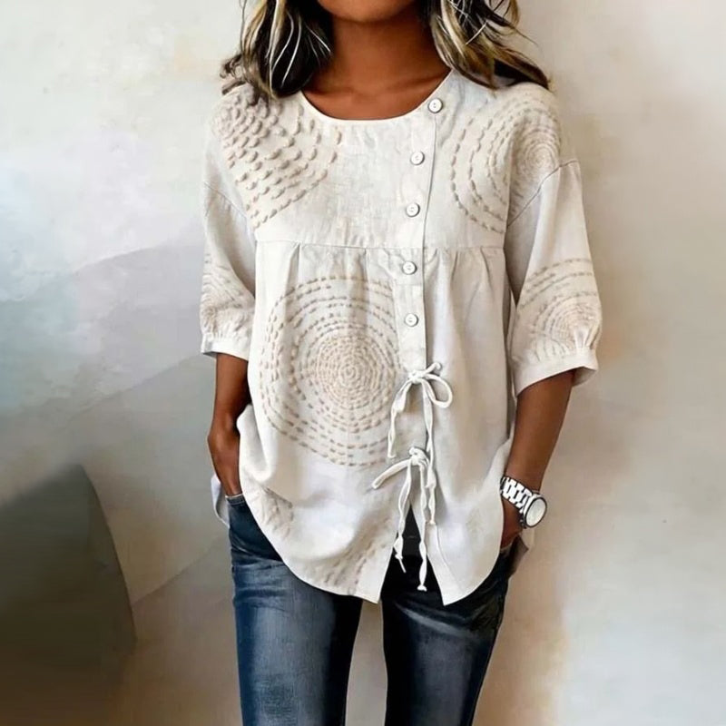 Sophie | Vintage Print Blouse