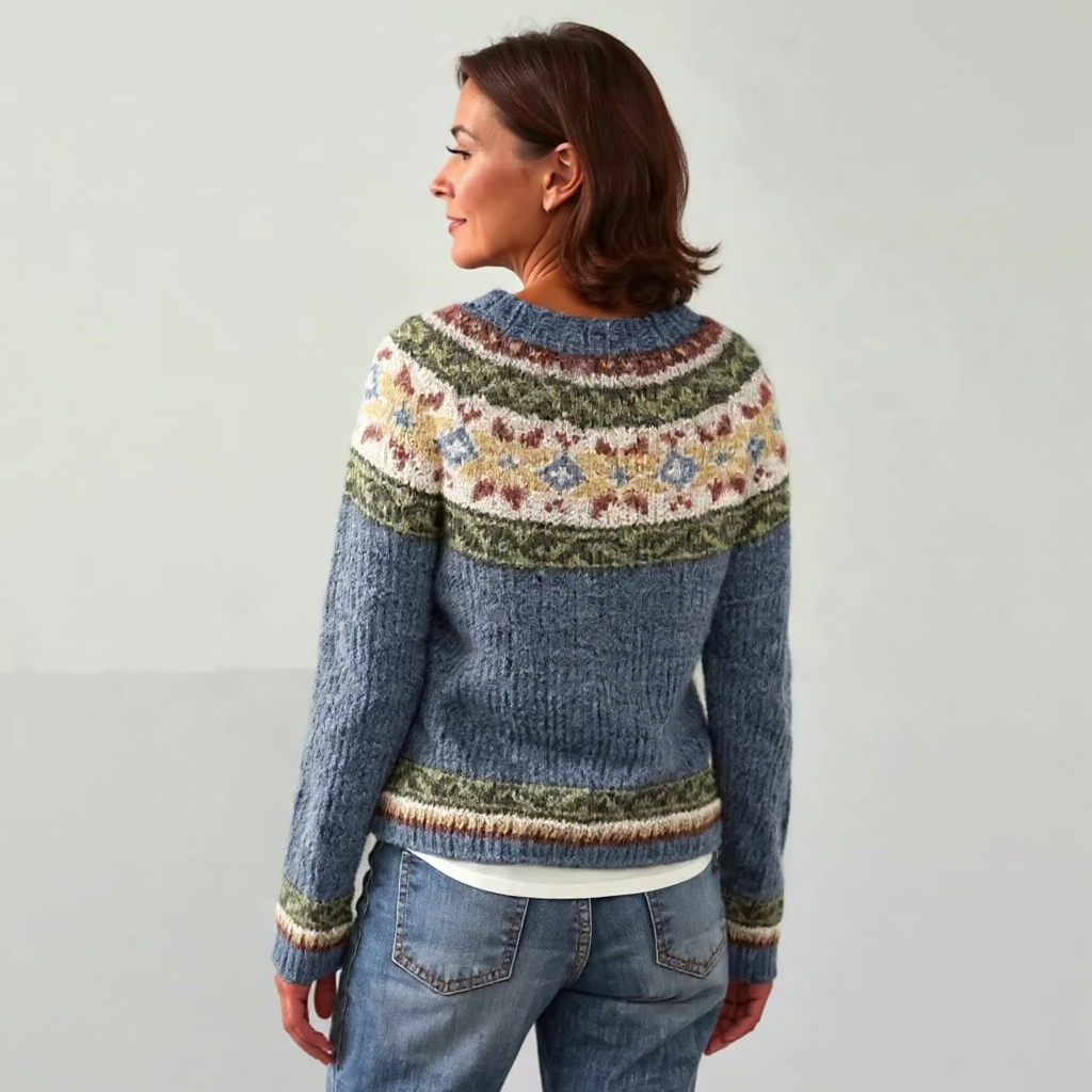 Ingrid Nordic Fair Isle Sweater