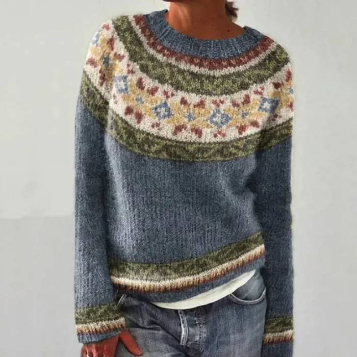 Ingrid Nordic Fair Isle Sweater