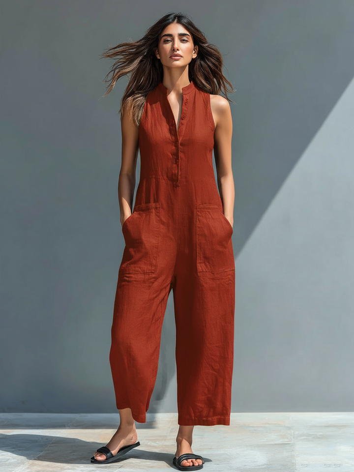 Vittoria | Minimalist Black Jumpsuit