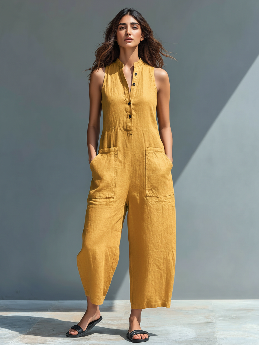 Vittoria | Minimalist Black Jumpsuit