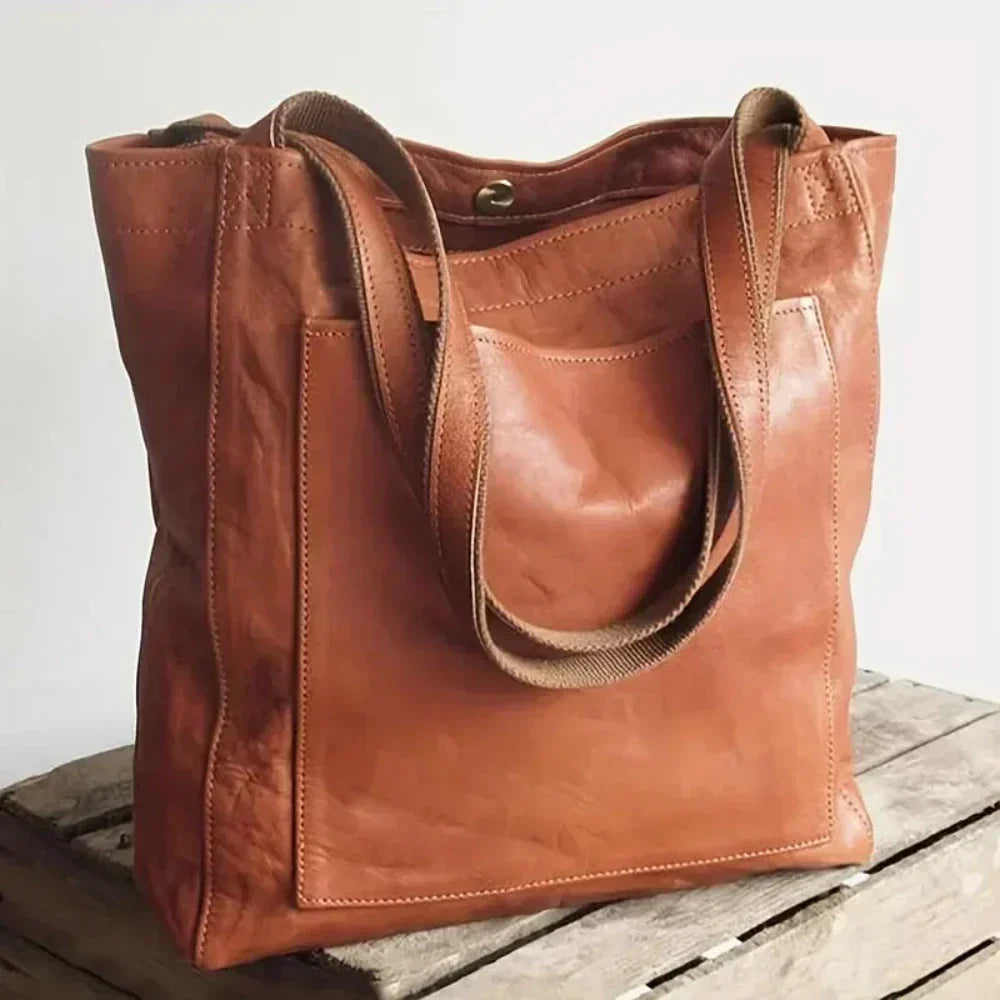 Juana | Minimalist Leather Tote Bag