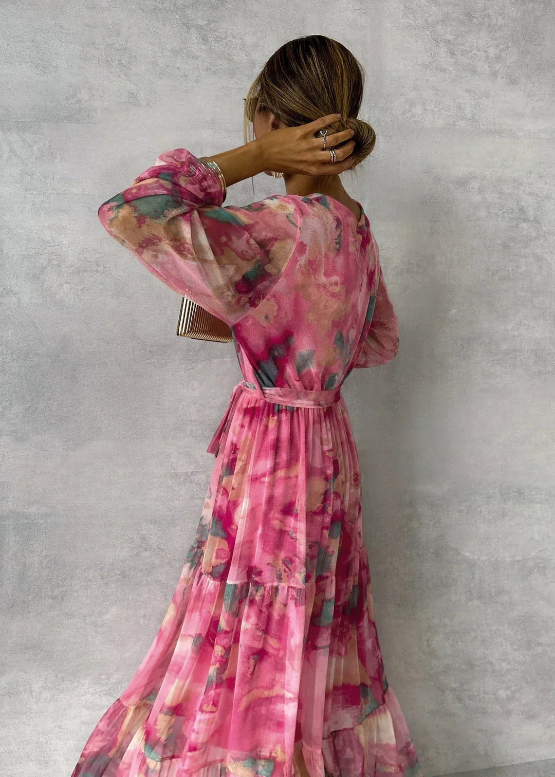 Hazel™ | Floral Print Wrap Dress