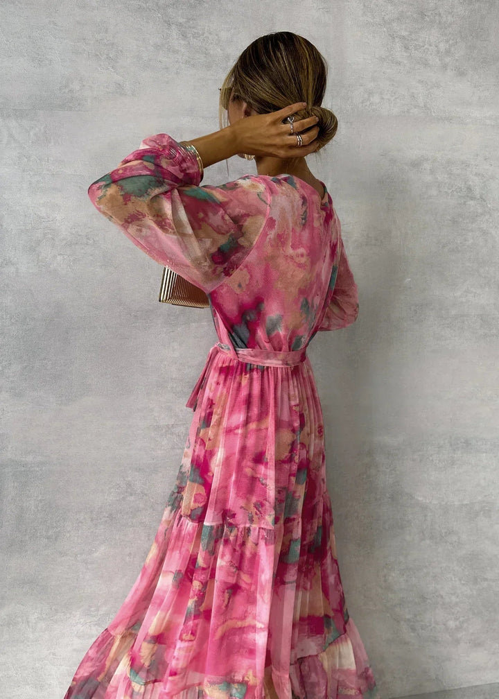 Hazel™ | Floral Print Wrap Dress