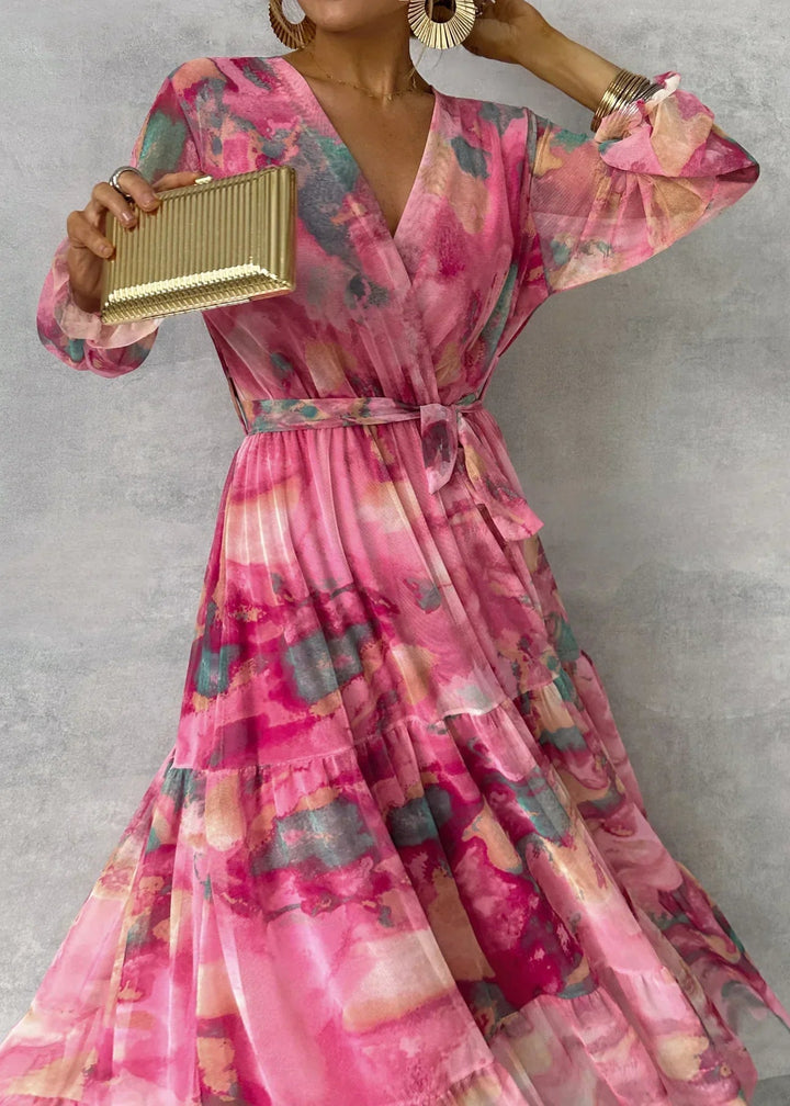 Hazel™ | Floral Print Wrap Dress