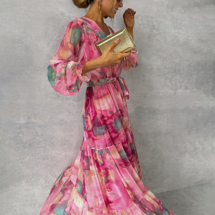 Hazel™ | Floral Print Wrap Dress