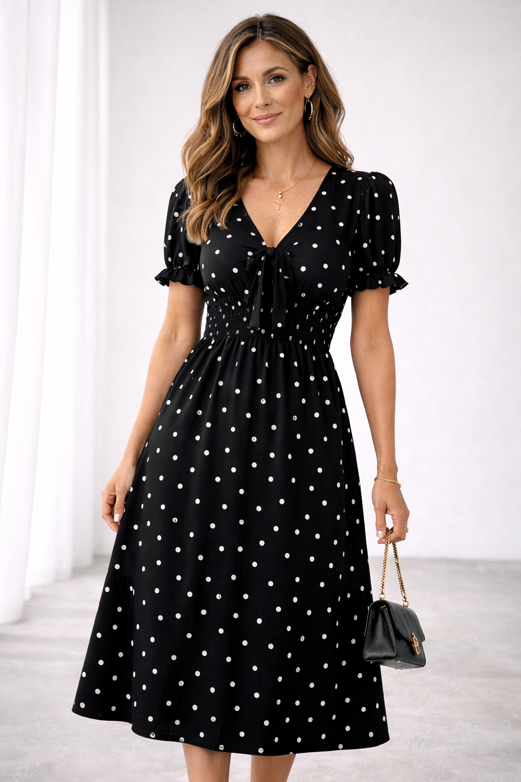 MIRELLA | Polka Dot Dress
