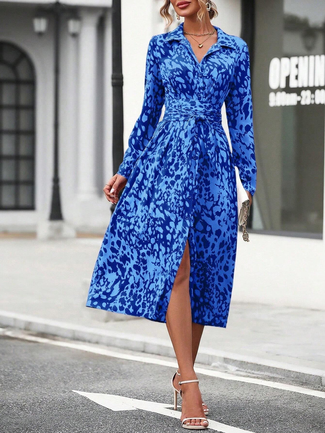 Zafira™ | Geometric Shirt Dress