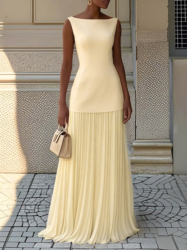 Kara | Pleated Maxi Dress