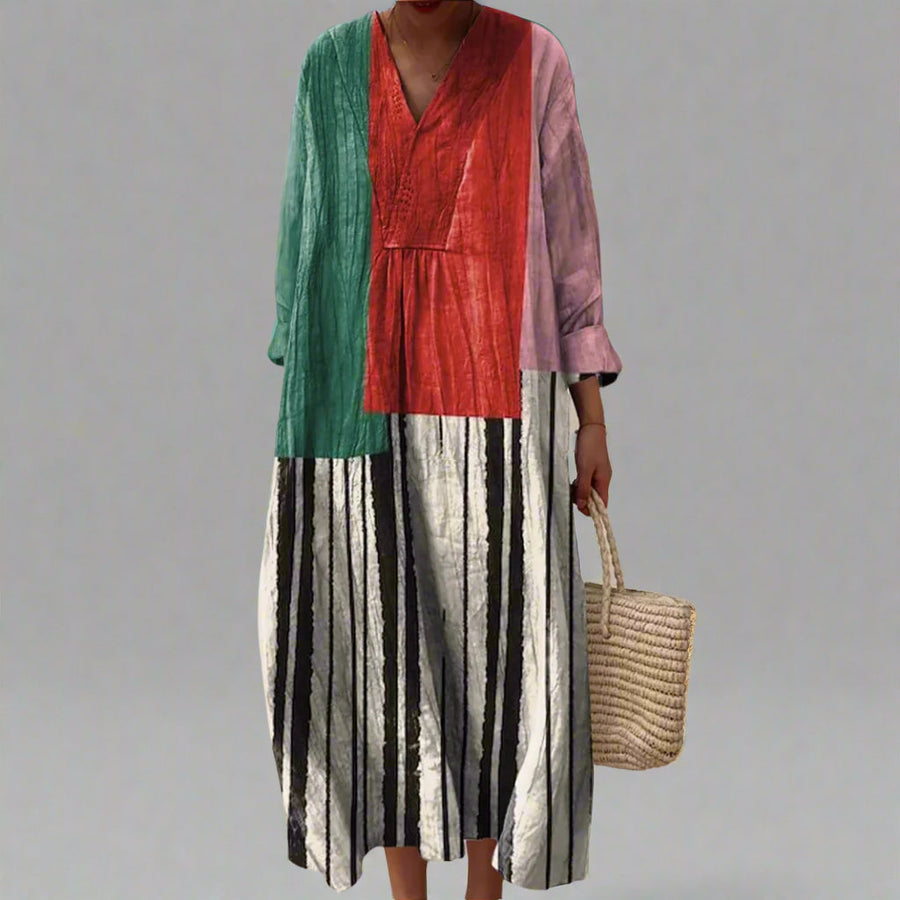 Rosa™ | Elegant Geometric Dress