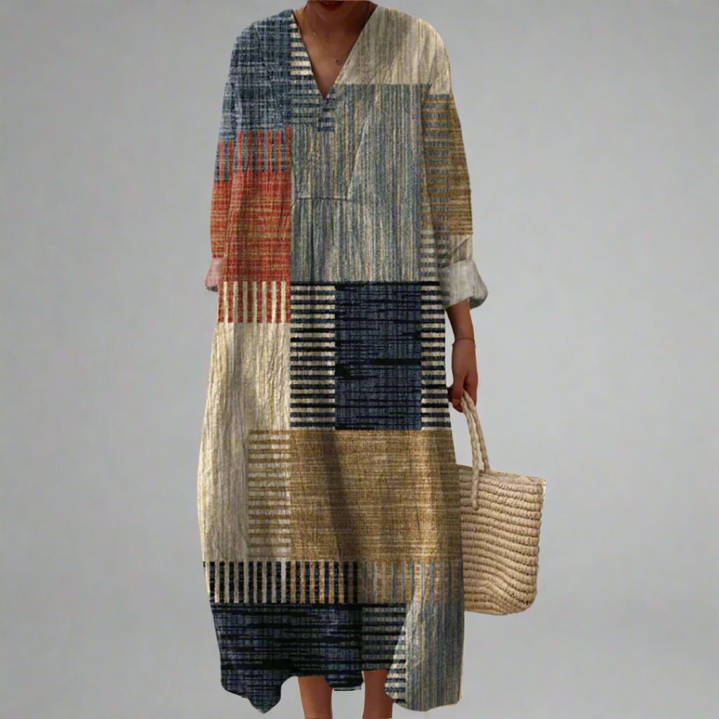 Julie™ | Elegant Geometric Dress