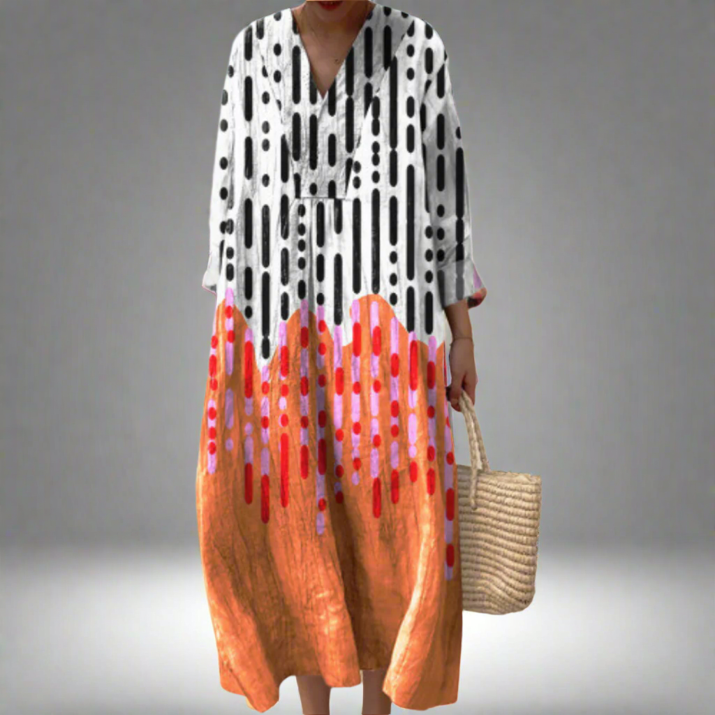 Alden™ | Elegant Geometric Dress