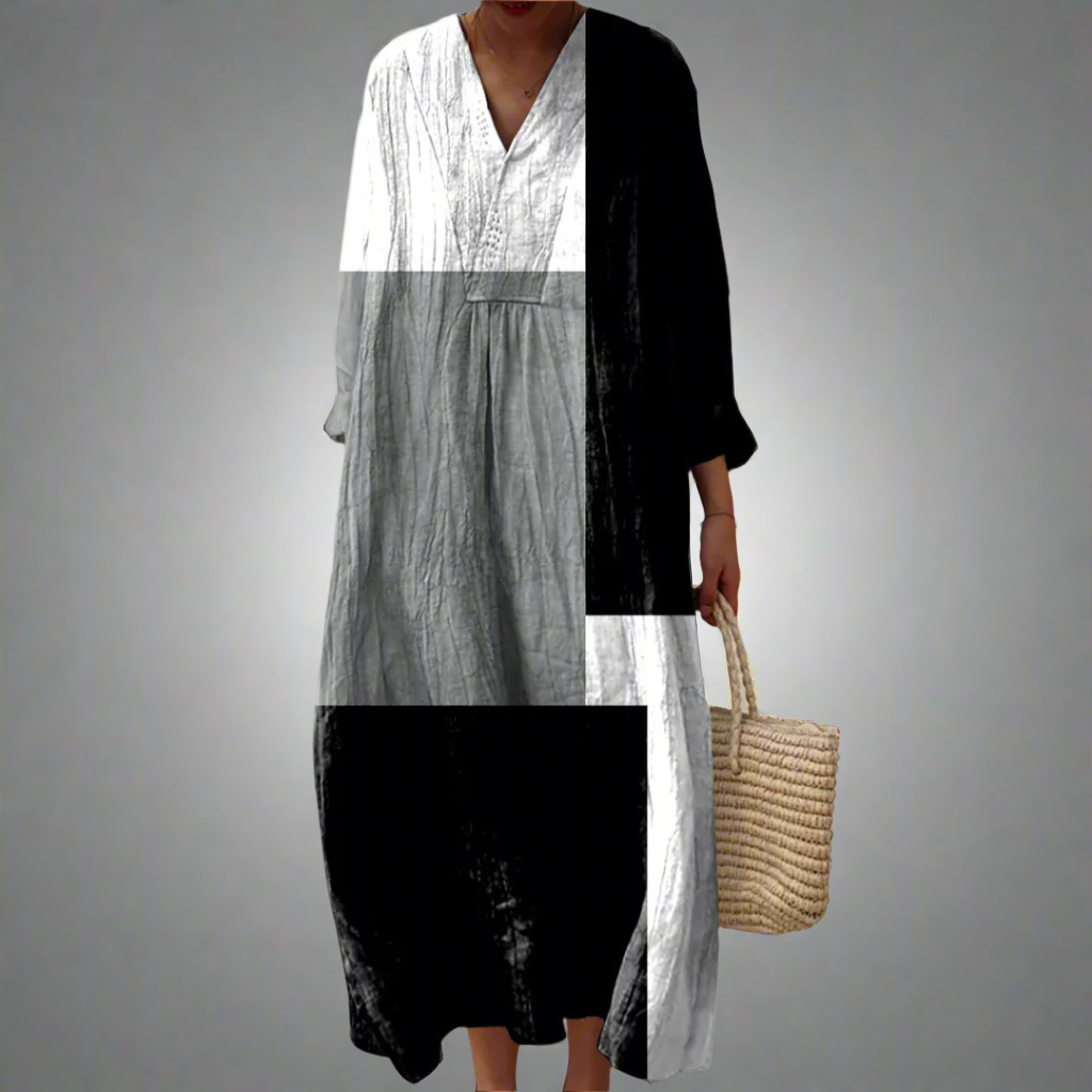 Dahlia™ | Elegant Geometric Dress
