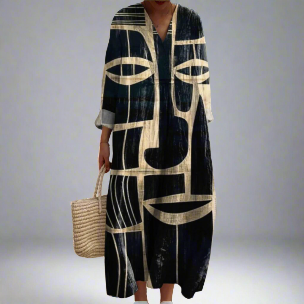 Julianna™ | Elegant Geometric Dress