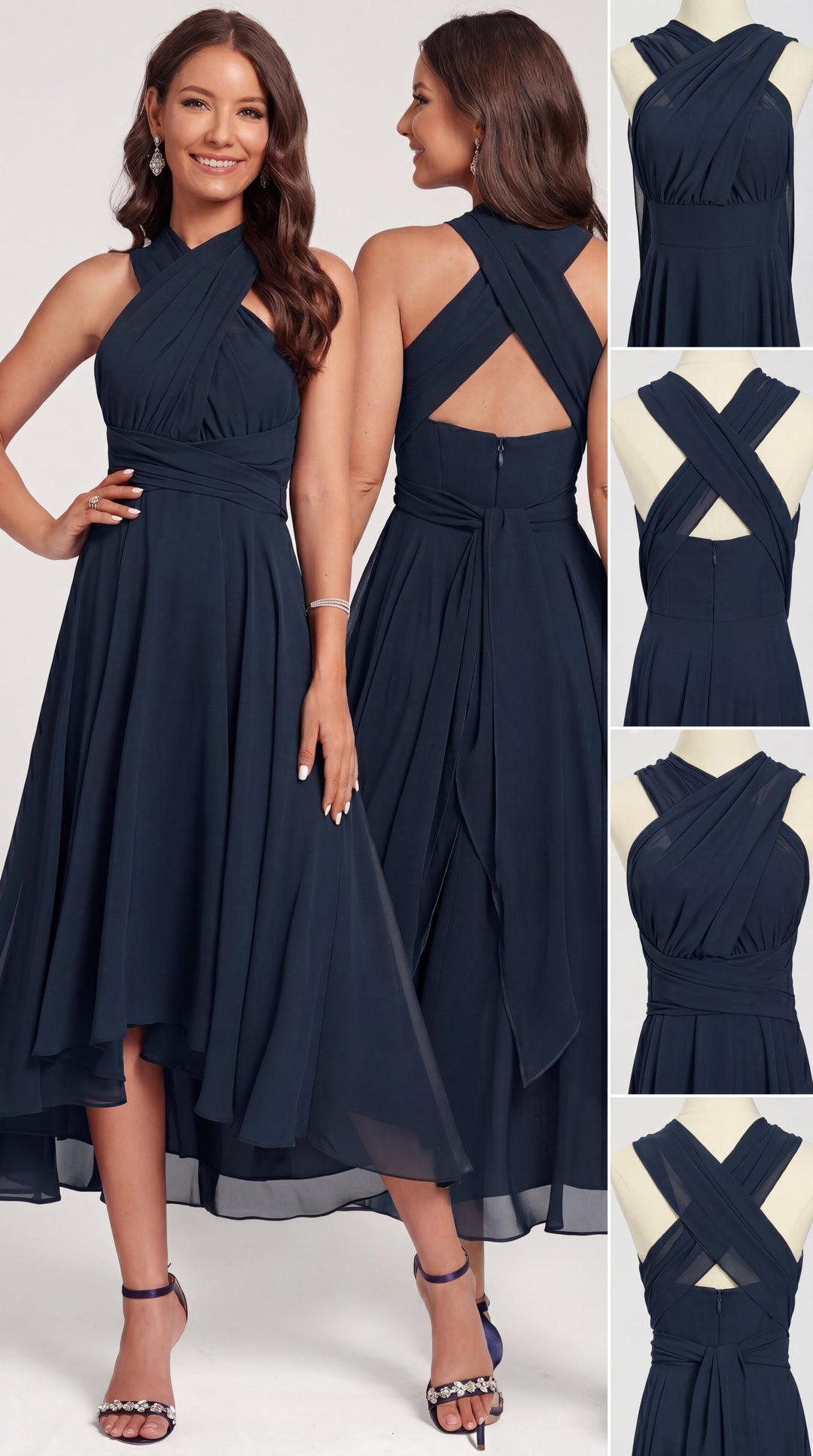 Cora - Dress with Open Back
