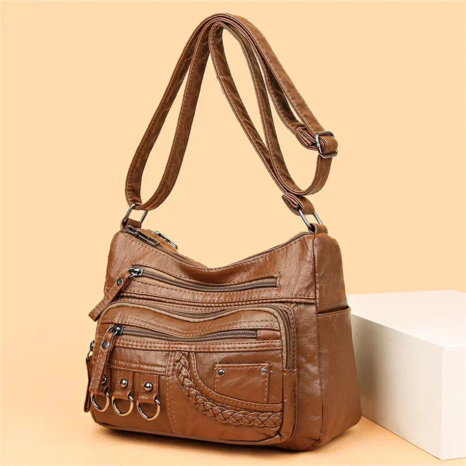 Maria | Multi-Pocket Shoulder Bag