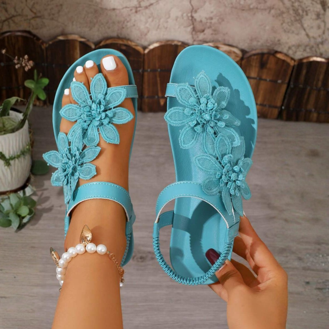 Dahlia | Floral Orthopedic Sandals