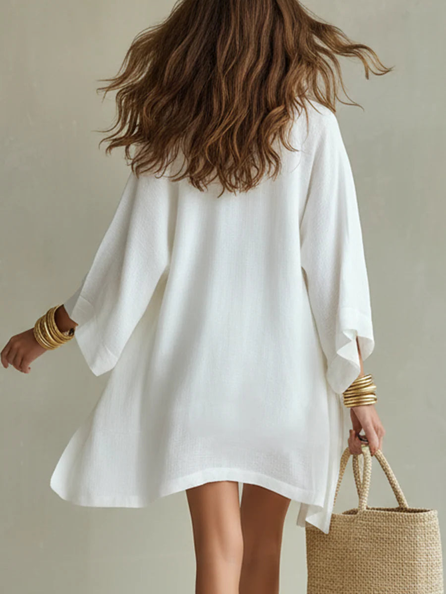 Camila | Three-Piece Cardigan & Shorts Set